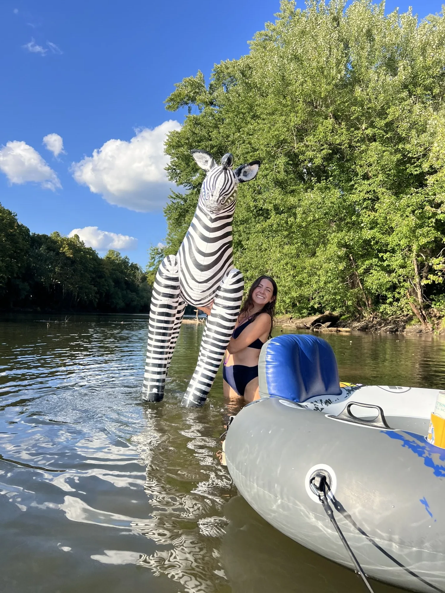 Creek floating scene